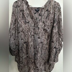 Torrid Snake Print Blouse